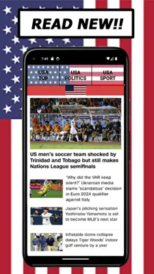 USA NEWS 24-7 android App screenshot 0